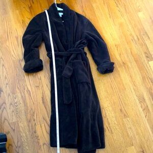NATORI ROBE BRUSHED FLEECE SHAWL COLLAR PLUSH ROBE SIZE SMALL Excellent Cond